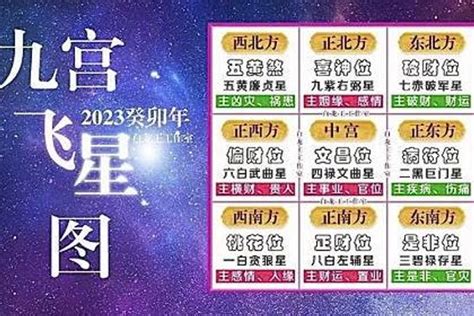 兔年九宮飛星圖